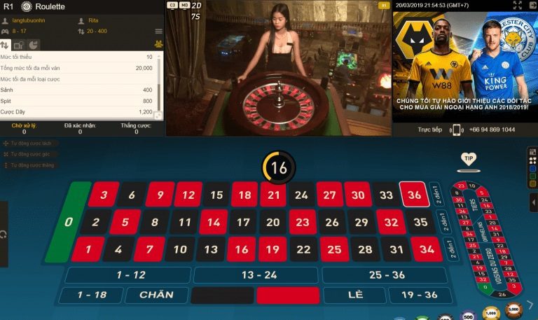 New88 chơi roulette online
